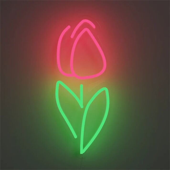 Tulpe LED-Neonschild Wohnzimmer Schaufenster