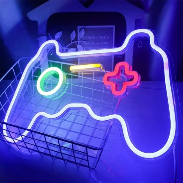 Spielcontroller LED-Neonschild für Gamingzimmer Wohnzimmer