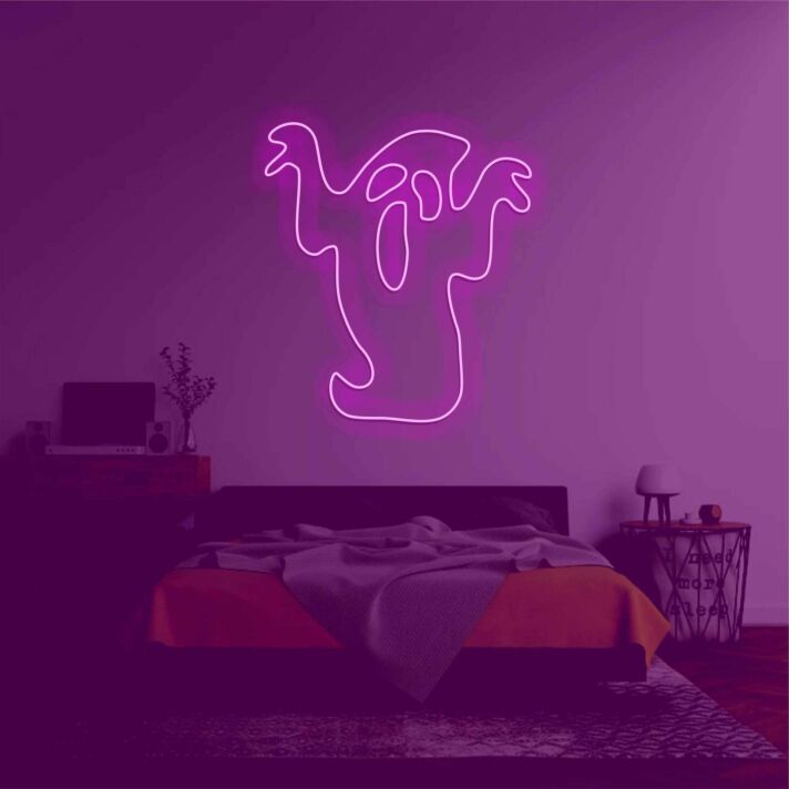 Geist LED-Neonschild für Schlafzimmer Wohnzimmer