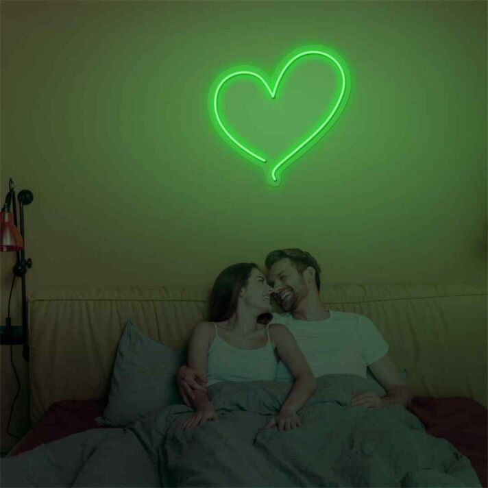 Herzsymbol LED-Neonschild Schlafzimmer Wohnzimmer