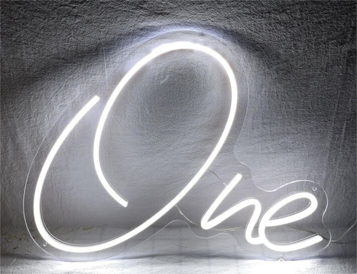 One LED-Neonschild für Hochzeit und Geburtstag