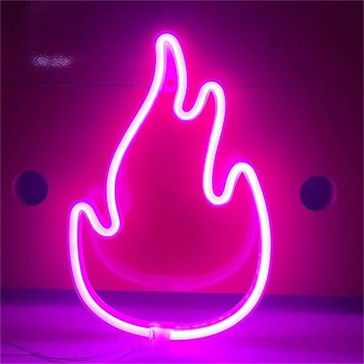 Flamme Symbol LED-Neonschild für Bar und Wohnzimmer