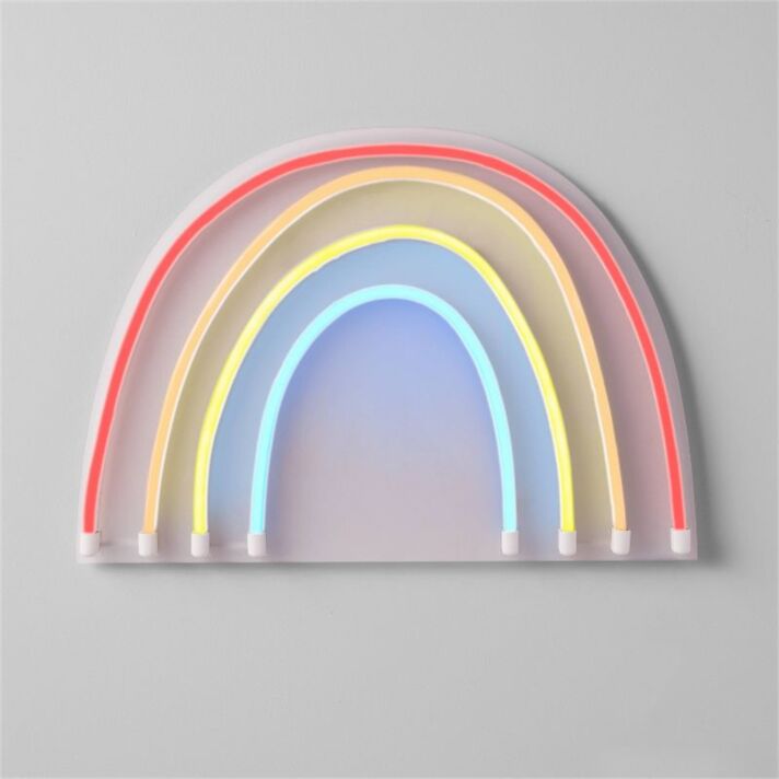 Regenbogen LED-Neonschild für Kinderzimmer Wohnzimmer