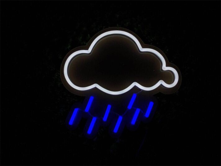 Regenwolke LED-Neonschild Wohnzimmer Kinderzimmer