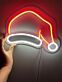 Brighten Your Holiday Spirit in Home, Office, and Shop with Santa Hat LED Neon Christmas Decorations Flex LED Neon Sign.
