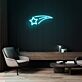 Sternschnuppe LED-Neonschild Wohnzimmer Schlafzimmer