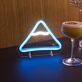 Schneebedeckter Berg LED-Neonschild