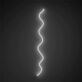 Wellenlinie LED-Neonschild Wohnzimmer Studio