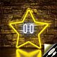 Stern LED Neonschild für Schlafzimmer und Gamingzimmer