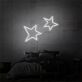 zwei Sterne LED-Neonschild Schlafzimmer Wohnzimmer