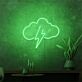 Brighten Your Evenings: Stormy Weather Mini LED Neon Sign, Perfect for Bars, Weddings, and Cozy Home Decor.