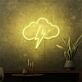 Brighten Your Evenings: Stormy Weather Mini LED Neon Sign, Perfect for Bars, Weddings, and Cozy Home Decor.