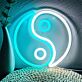 Yin-Yang-Symbol LED-Neonschild Wohnzimmer Meditationsraum