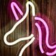 Einhornkopf LED-Neonschild für Kinderzimmer Wohnzimmer