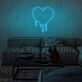 tropfendes Herz LED-Neonschild Wohnzimmer Schlafzimmer