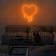 tropfendes Herz LED-Neonschild Wohnzimmer Schlafzimmer