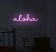aloha LED-Neonschild Wohnzimmer Schlafzimmer
