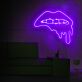 Lippen mit tropfendem Effekt LED-Neonschild für Bar Club