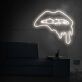 Lippen mit tropfendem Effekt LED-Neonschild für Bar Club