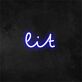 lit LED-Neonschild Bar Club