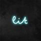 lit LED-Neonschild Bar Club