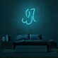 Abstrakter weiblicher Torso LED-Neonschild für Studio Wohnzimmer