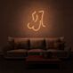 Abstrakter weiblicher Torso LED-Neonschild für Studio Wohnzimmer
