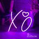 Brighten Up Your Love Story: Perfect for Weddings, Engagements, and Romantic Home Decor with X O Heart LED Neon Sign.