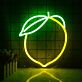 Zitrone LED-Neonschild Küche Bar