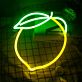 Zitrone LED-Neonschild Küche Bar