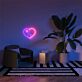 Herz Yin-Yang Symbol LED-Neonschild Wohnzimmer Schlafzimmer