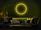 Kreisform LED-Neonschild Schlafzimmer
