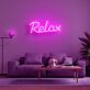 Relax LED-Neonschild Wohnzimmer Schlafzimmer