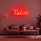Relax LED-Neonschild Wohnzimmer Schlafzimmer