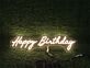 Brighten Every Celebration: From Home Gatherings to Bars, Happy Birthday Party Decor Home Sign LED Neon Sign Enhances Every Occasion.