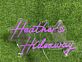 Heather's Hideaway LED-Neonschild für Bar Club