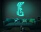 Sitzender Hund LED-Neonschild für Wohnzimmer und Tierfreunde