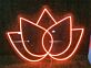 Brighten Up Any Space: Lotus Home Decor LED Neon Sign for Bars, Weddings, and Office Ambiance.