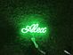 Brighten Your Special Moments: Personalize Custom Alex LED Neon Sign for Weddings, Home Decor, and Trendy Bars.