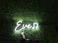 Eve LED-Neonschild Musikstudio Wohnzimmer
