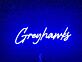 Brighten Up Your Space: Personalize Custom Greyhanks LED Neon Sign for Home, Office, Bars, and Weddings.