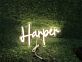 Harper LED-Neonschild für Kinderzimmer Wohnzimmer