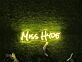 Enhance Your Space: Personalize Custom Miss Hyde LED Neon Sign for Home, Office, Bars, and Romantic Weddings.