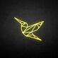 Origami Vogel LED-Neonschild Wohnzimmer Büro