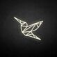 Origami Vogel LED-Neonschild Wohnzimmer Büro
