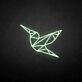 Origami Vogel LED-Neonschild Wohnzimmer Büro