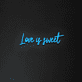 Love is sweet LED-Neonschild für Hochzeit und Café