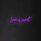 Love is sweet LED-Neonschild für Hochzeit und Café