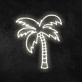 Palme LED-Neonschild für Wohnzimmer und Bar