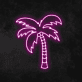 Palme LED-Neonschild für Wohnzimmer und Bar